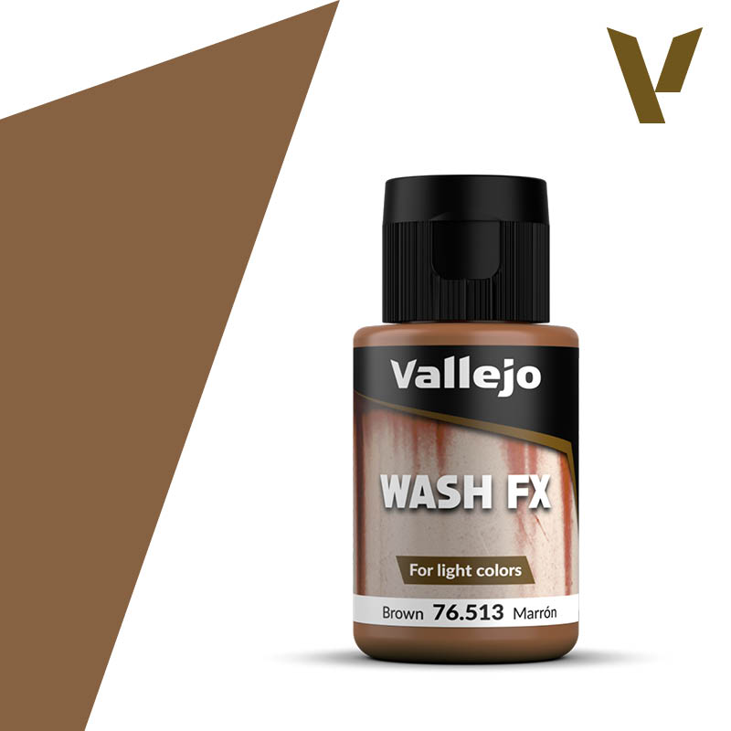 Model Wash Vallejo 35ml - Brown 76513