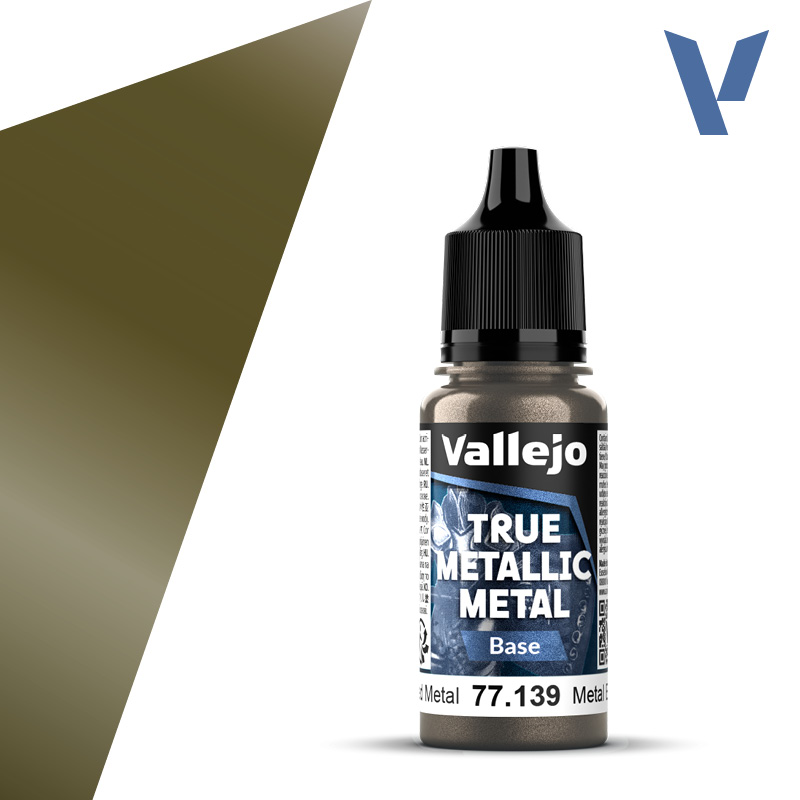 Vallejo True Metallic Metal Base 77139 - Aged Metal