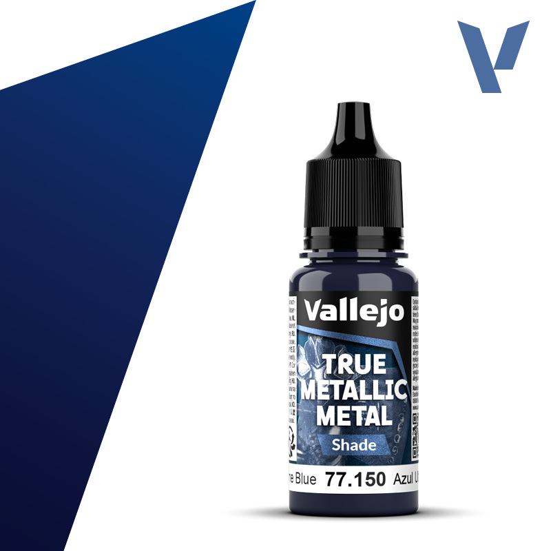 Vallejo True Metallic Metal Shade 77150 - Ultramarine Blue