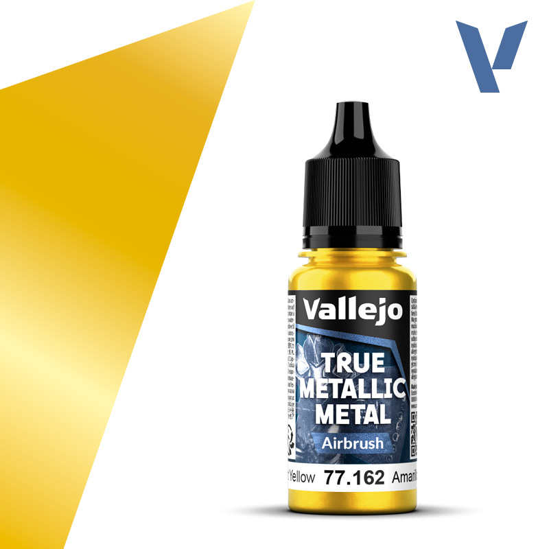 Vallejo True Metallic Metal Airbrush 77162 - Radiant Yellow