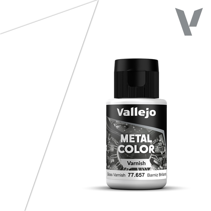Gloss Metal Varnish Water-Based - Vallejo 32ml