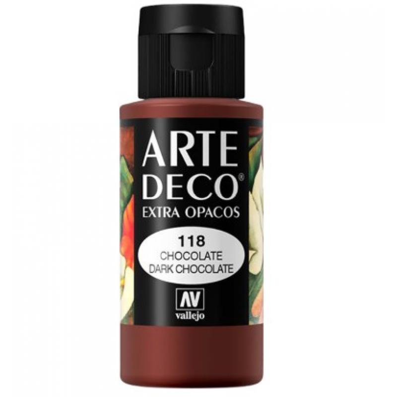 Art Deco Acrylic Paint - Vallejo 35ml - Dark Chocolate 83118
