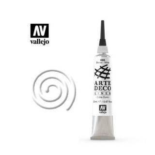 Artedeco Liner-Contour Tube -Vallejo 20ml White 83696