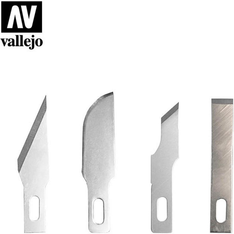 5 Assorted Blades for Knife no. 1 - Vallejo