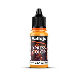 Xpress Color Acrylic Paint - Vallejo 18ml - Imperial Yellow 72403