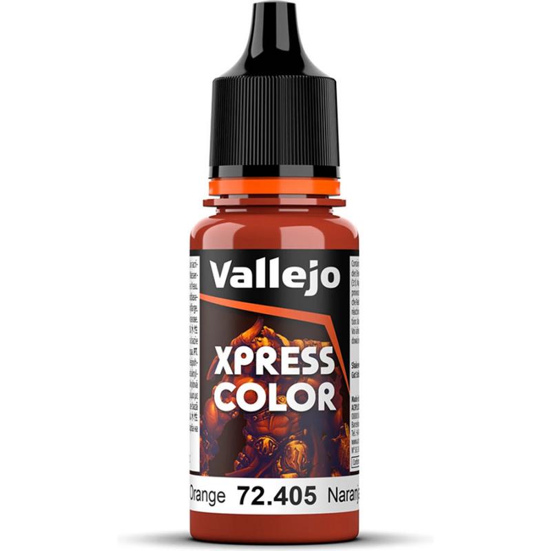 Xpress Color Acrylic Paint - Vallejo 18ml - Martian Orange 72405