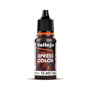 Xpress Color Acrylic Paint - Vallejo 18ml - Velvet Red 72407