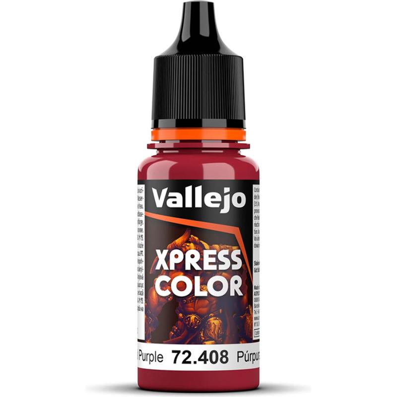 Xpress Color Acrylic Paint - Vallejo 18ml - Cardinal Purple 72408