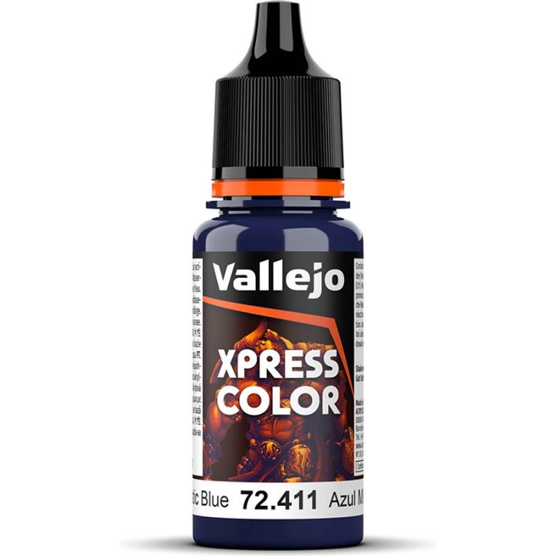 Xpress Color Acrylic Paint - Vallejo 18ml - Mystic Blue 72411