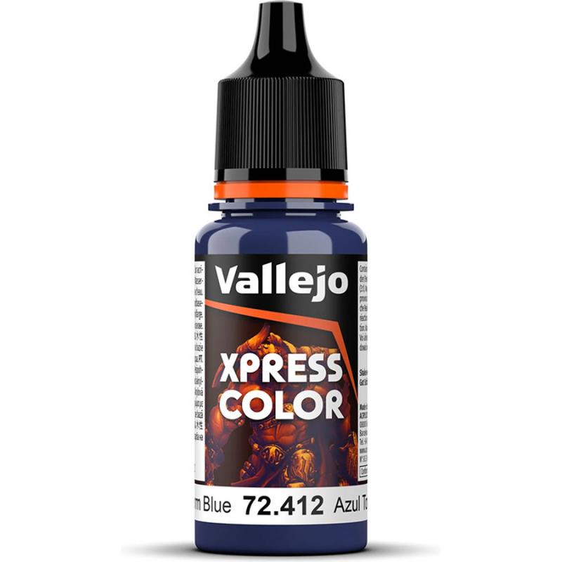 Xpress Color Acrylic Paint - Vallejo 18ml - Storm Blue 72412