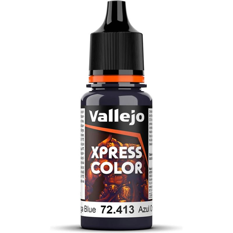 Xpress Color Acrylic Paint - Vallejo 18ml - Omega Blue 72413