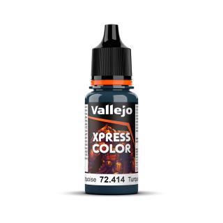 Xpress Color Acrylic Paint - Vallejo 18ml - Caribbean Turquoise 72414
