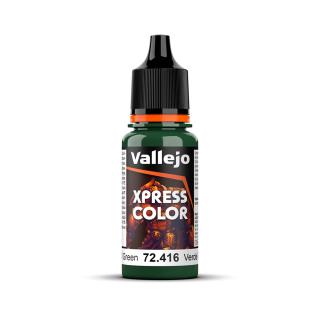 Xpress Color Acrylic Paint - Vallejo 18ml - Troll Green 72416