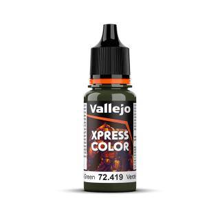 Xpress Color Acrylic Paint - Vallejo 18ml - Plague Green 72419