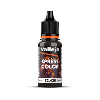 Xpress Color Acrylic Paint - Vallejo 18ml - Wasteland Brown 72420