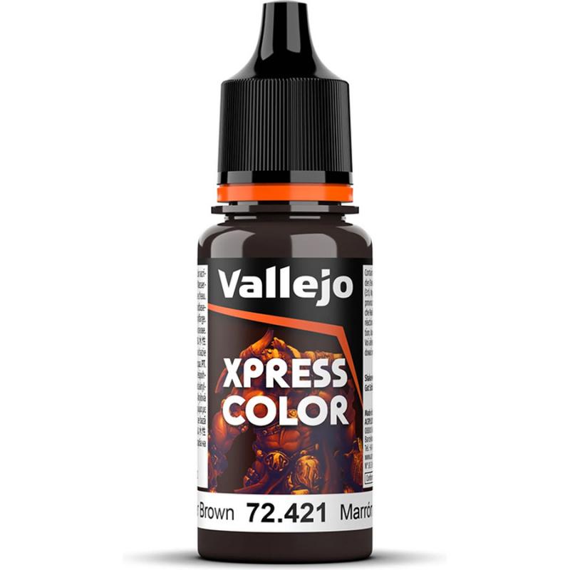 Xpress Color Acrylic Paint - Vallejo 18ml - Copper Brown 72421