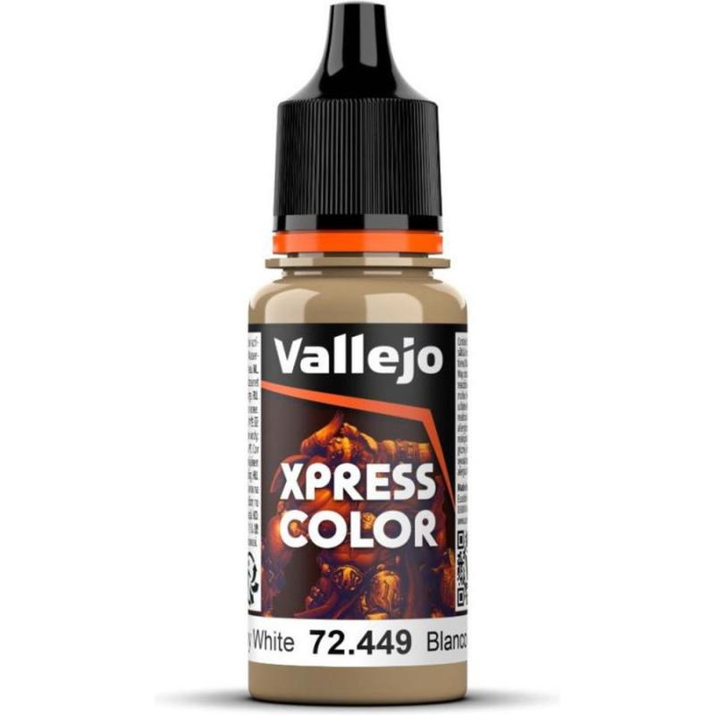 Xpress Color Acrylic Paint - Vallejo 18ml - Mummy White 72449