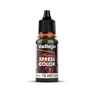 Xpress Color Acrylic Paint - Vallejo 18ml - Military Yellow 72453