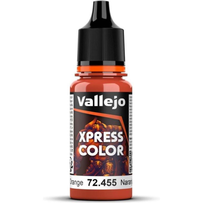Xpress Color Acrylic Paint - Vallejo 18ml - Chameleon Orange 72455