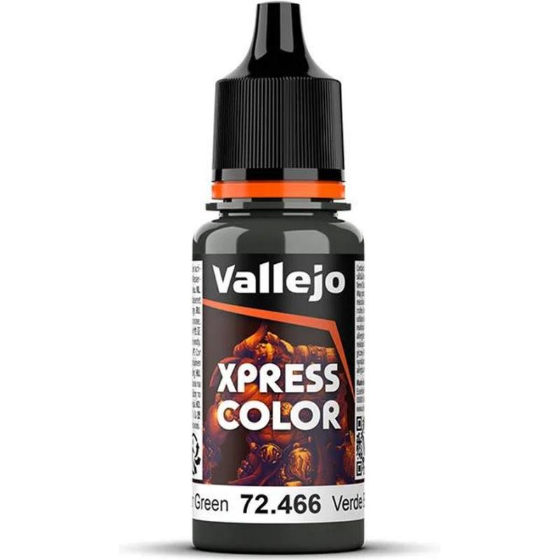 Xpress Color Acrylic Paint - Vallejo 18ml - Armor Green 72466