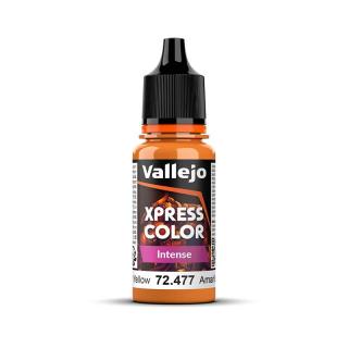 Xpress Color Acrylic Paint - Vallejo 18ml - Intense - Dreadnought Yellow 72477