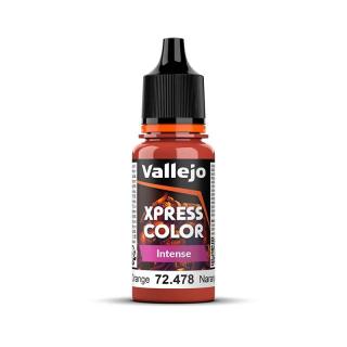 Xpress Color Acrylic Paint - Vallejo 18ml - Intense - Phoenix Orange 72478