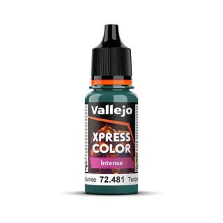 Xpress Color Acrylic Paint - Vallejo 18ml - Intense - Heretic Turquoise 72481