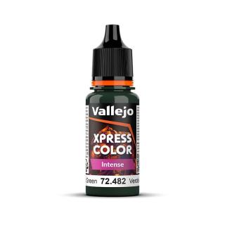 Xpress Color Acrylic Paint - Vallejo 18ml - Intense - Monastic Green 72482