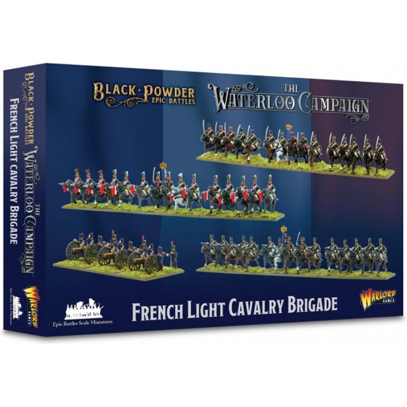 Black Powder Epic Battles 15mm: Waterloo - French Light Cavalry Brigade - EN