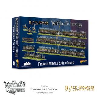 Black Powder Epic Battles: Waterloo - French Middle & Old Guard Plastic Boxset - EN