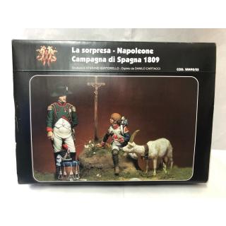 90 mm La Sopresa - Napoleone Campagna di Spagna 1809 (sculpted by Stefano Santorello)