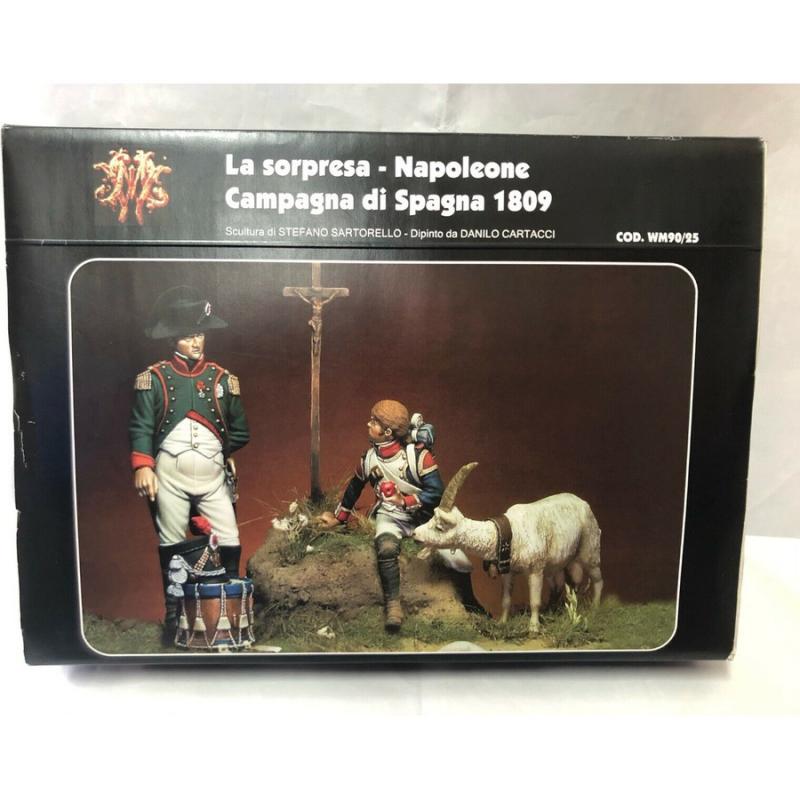 90 mm La Sopresa - Napoleone Campagna di Spagna 1809 (sculpted by Stefano Santorello)