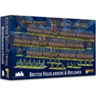 Black Powder Epic Battles: Waterloo - British Highlanders & Riflemen Plastic Boxset - EN