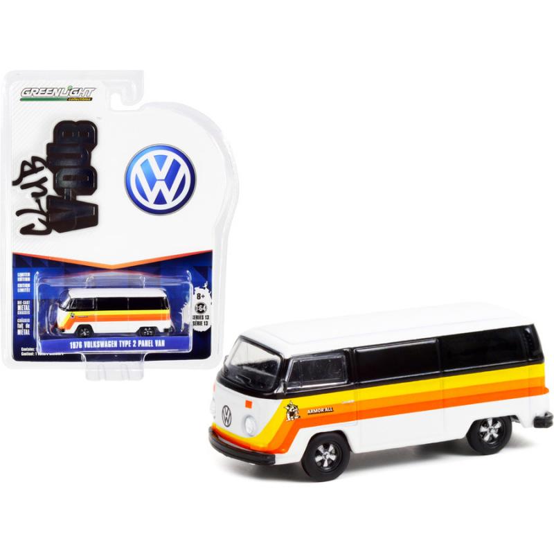 1:64 Greenlight - 1976 Volkswagen Type 2 Panel Van Club V-Dub