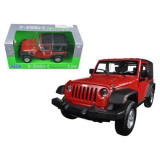 1:24 Welly 2007 Jeep Wrangler Rubicon Red