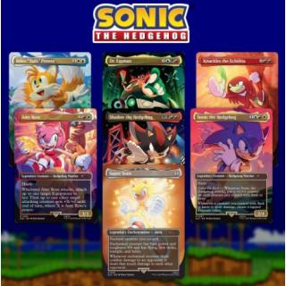 Magic the Gathering Secret Lair x Sonic: Friends & Foes english