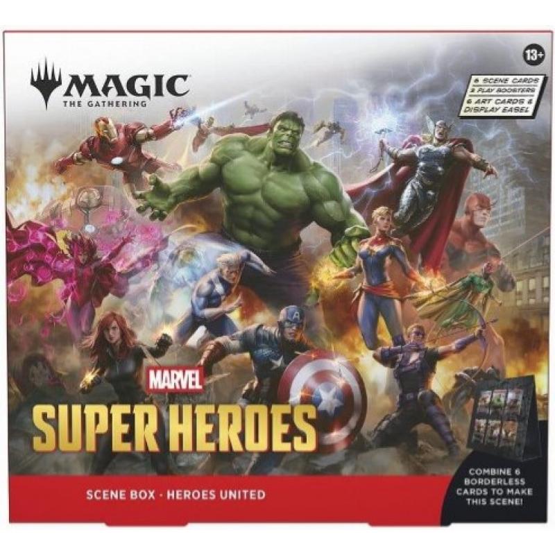 Magic the Gathering Marvel Super Heroes Scene Box (english) - Heroes United
