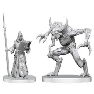 Pathfinder Deep Cuts Unpainted Miniatures Vloriak (Despoiler Demon) & Demonologist