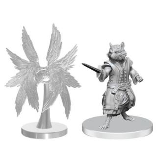 Pathfinder Deep Cuts Unpainted Miniatures Procyal (Raccoon Agathion) & Zoaem (Ring Archon)