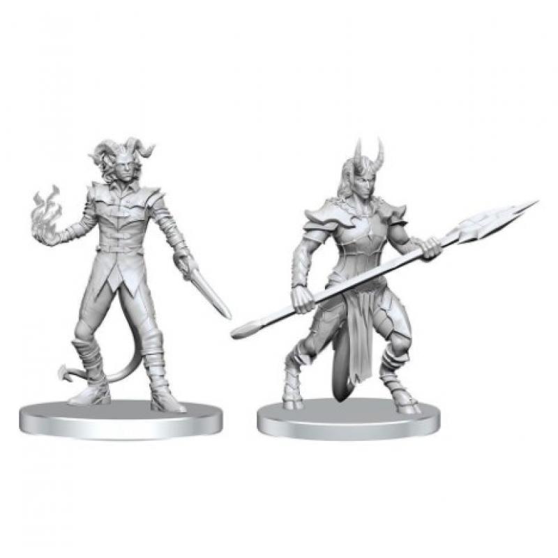 Pathfinder Deep Cuts Unpainted Miniatures Vordine (Infantry Devil) & Pitborn Rogue