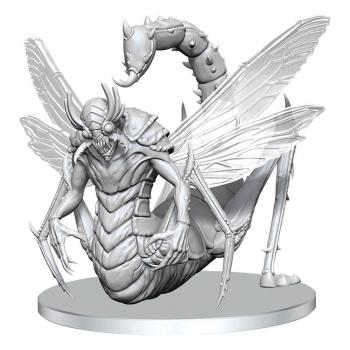 Pathfinder Deep Cuts Unpainted Miniature Derakni (Locust Demon)