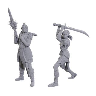 D&D Nolzur's Marvelous Miniatures Unpainted Miniature Lae'zel & Shadowheart