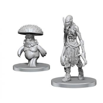 Pathfinder Deep Cuts Unpainted Miniatures Myceloid & Grimstalker