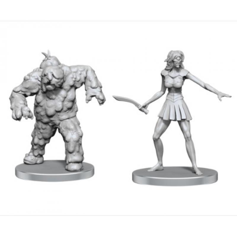 Pathfinder Deep Cuts Unpainted Miniatures Mudwretch & Buso