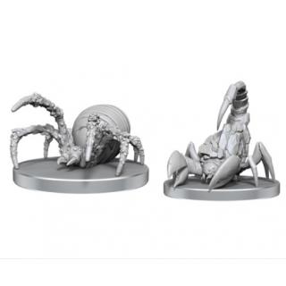 Pathfinder Deep Cuts Unpainted Miniatures Cave Scorpion & Hunting Spider