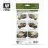 AFV Weathering System - Vallejo 6x8ml+1 Air Colour Set - Weathering Set For Gre