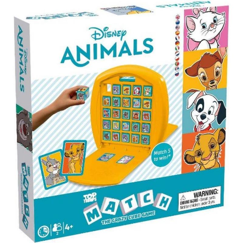 Winning Moves: Top Trumps Match - Disney Animals - ENG