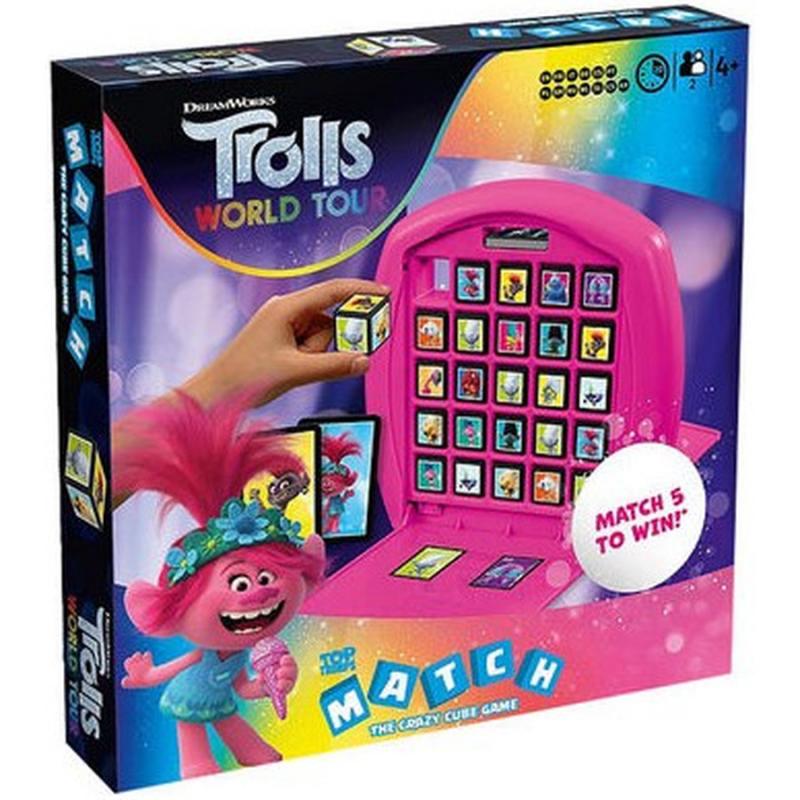 Winning Moves: Top Trumps Match - Dreamworks Trolls World Tour (ENG)