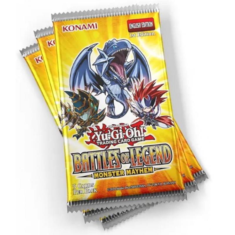 Yu-Gi-Oh! TCG Battle of Legends: Monster Mayhem Booster Pack (English Version)