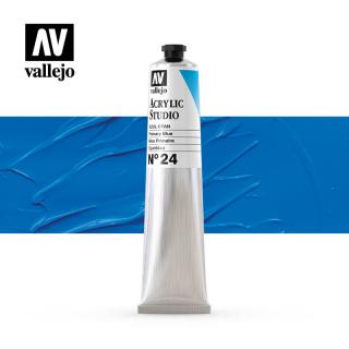 Acrylic Studio Paint Tube - Vallejo 58ml - Primary Blue 21024